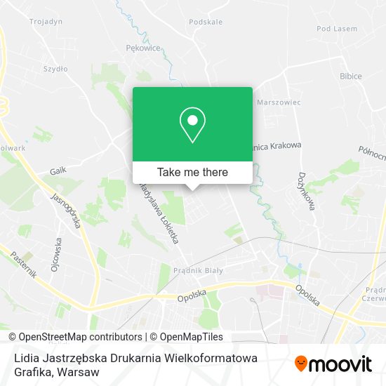 Lidia Jastrzębska Drukarnia Wielkoformatowa Grafika map