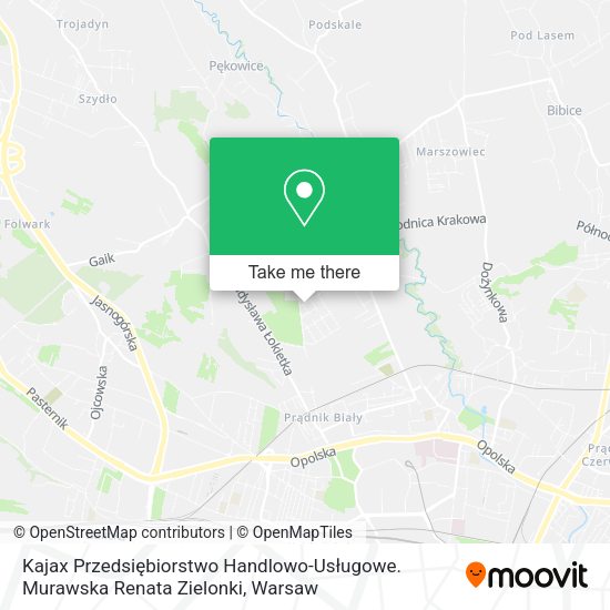 Kajax Przedsiębiorstwo Handlowo-Usługowe. Murawska Renata Zielonki map