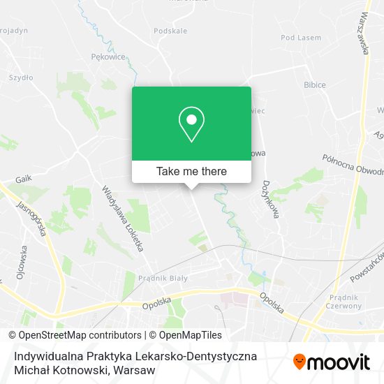 Indywidualna Praktyka Lekarsko-Dentystyczna Michał Kotnowski map