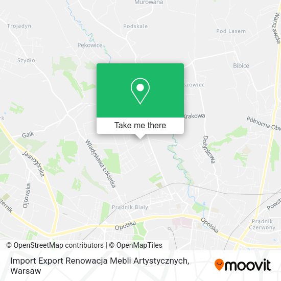 Import Export Renowacja Mebli Artystycznych map