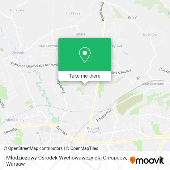 Młodzieżowy Ośrodek Wychowawczy dla Chłopców map