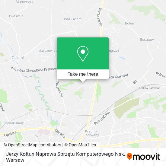 Jerzy Kołtun Naprawa Sprzętu Komputerowego Nsk map