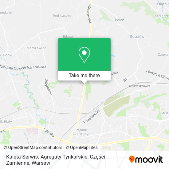 Kaleta-Serwis. Agregaty Tynkarskie, Części Zamienne map