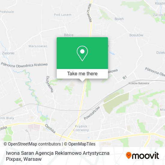 Iwona Saran Agencja Reklamowo Artystyczna Pixpax map