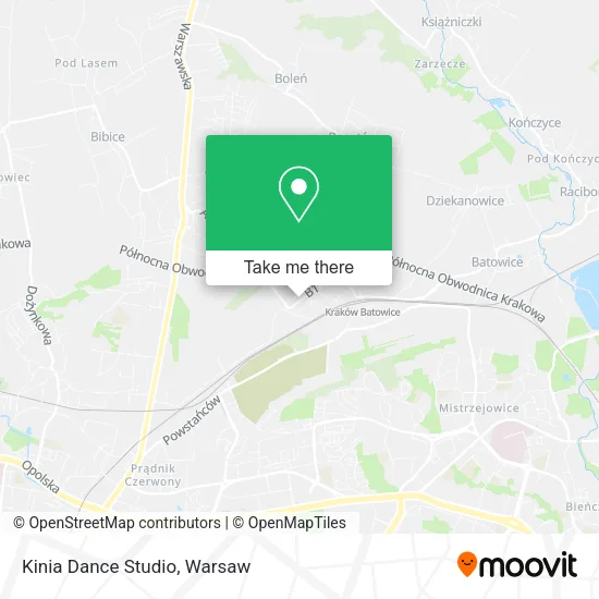 Карта Kinia Dance Studio