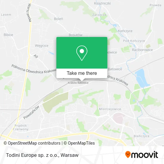 Карта Todini Europe sp. z o.o.