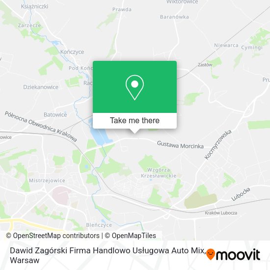 Dawid Zagórski Firma Handlowo Usługowa Auto Mix map