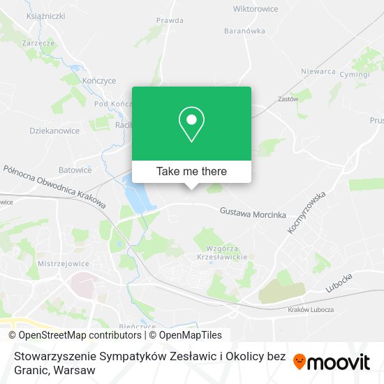 Stowarzyszenie Sympatyków Zesławic i Okolicy bez Granic map