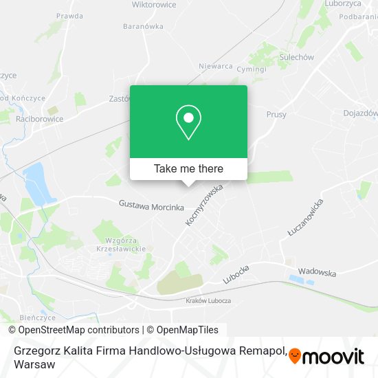 Grzegorz Kalita Firma Handlowo-Usługowa Remapol map