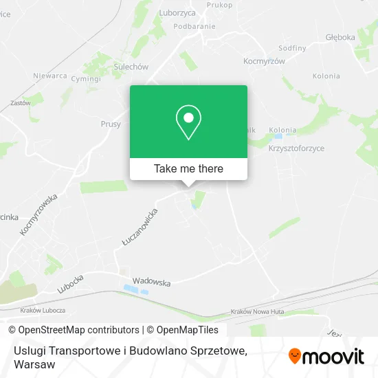 Карта Uslugi Transportowe i Budowlano Sprzetowe