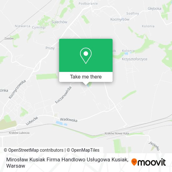 Mirosław Kusiak Firma Handlowo Usługowa Kusiak map