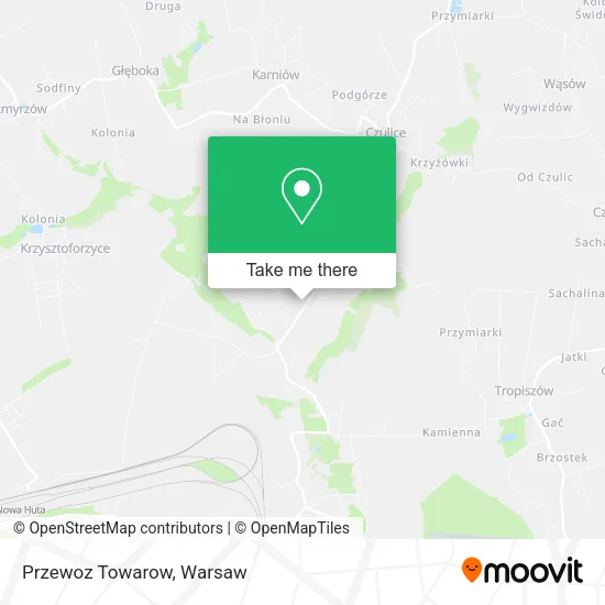 Карта Przewoz Towarow