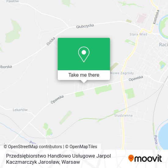 Przedsiębiorstwo Handlowo Usługowe Jarpol Kaczmarczyk Jarosław map