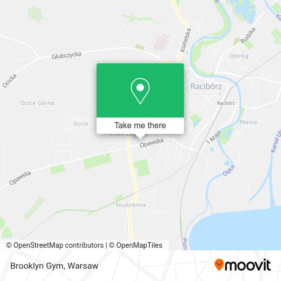 Brooklyn Gym map