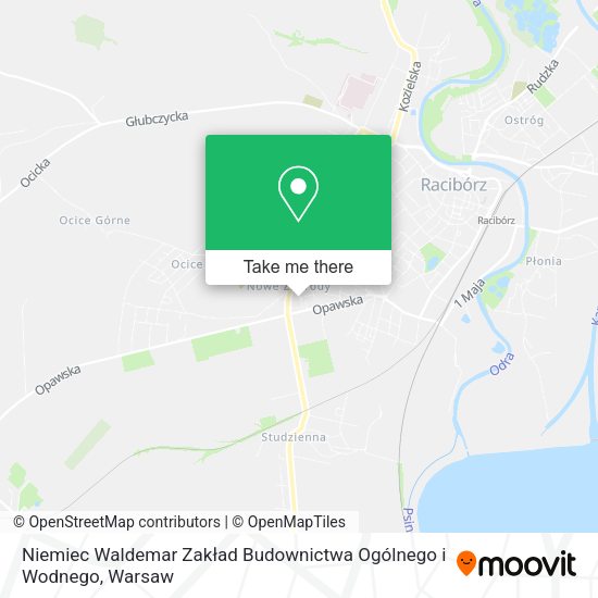 Niemiec Waldemar Zakład Budownictwa Ogólnego i Wodnego map