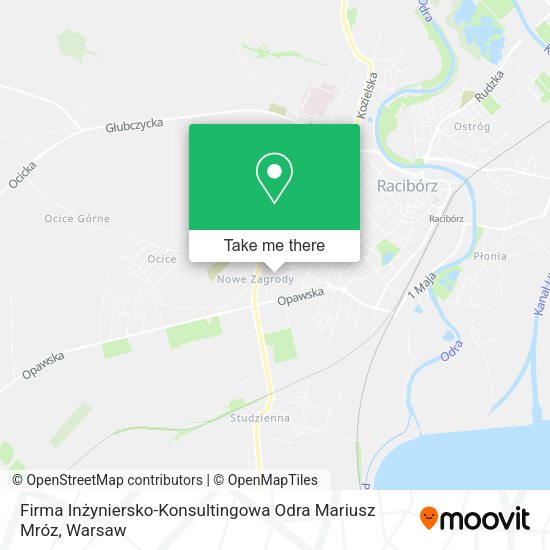 Firma Inżyniersko-Konsultingowa Odra Mariusz Mróz map