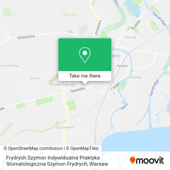 Frydrych Szymon Indywidualna Praktyka Stomatologiczna Szymon Frydrych map