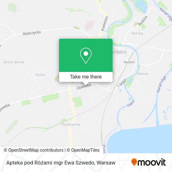 Apteka pod Różami mgr Ewa Szwedo map