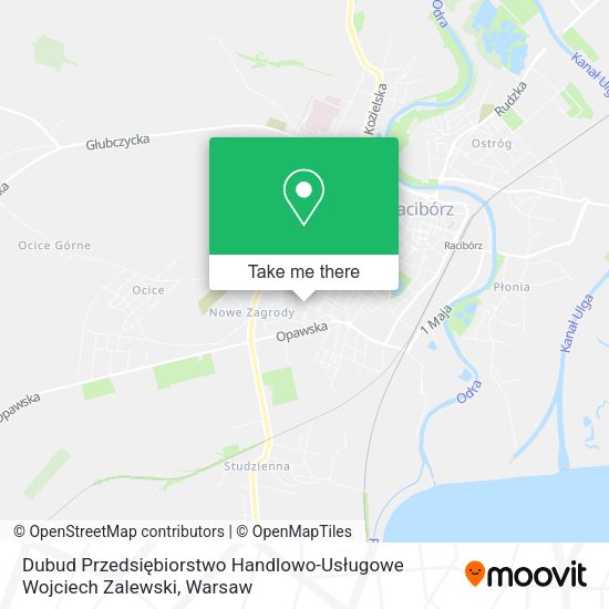 Dubud Przedsiębiorstwo Handlowo-Usługowe Wojciech Zalewski map