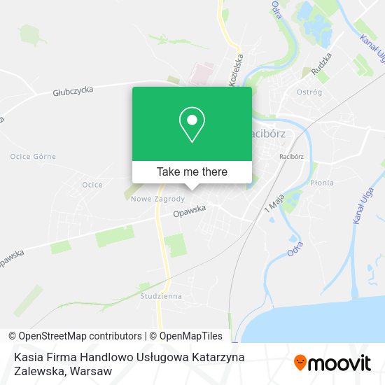 Kasia Firma Handlowo Usługowa Katarzyna Zalewska map