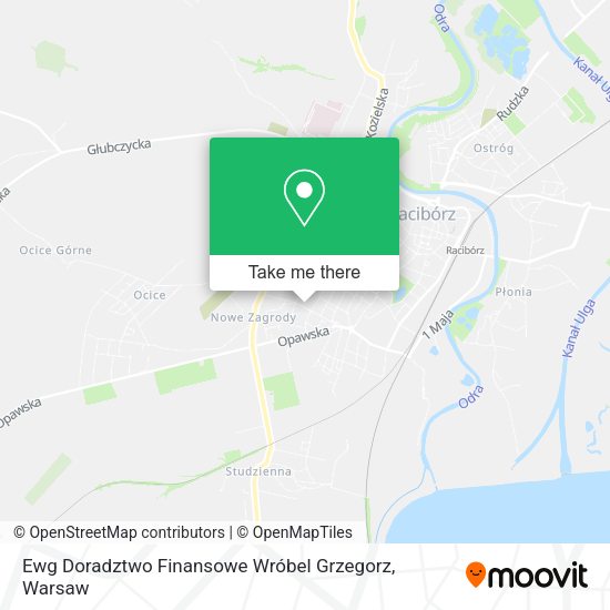 Ewg Doradztwo Finansowe Wróbel Grzegorz map