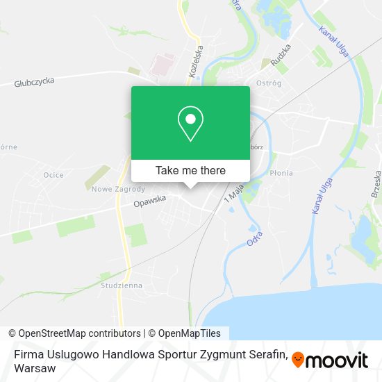 Firma Uslugowo Handlowa Sportur Zygmunt Serafin map