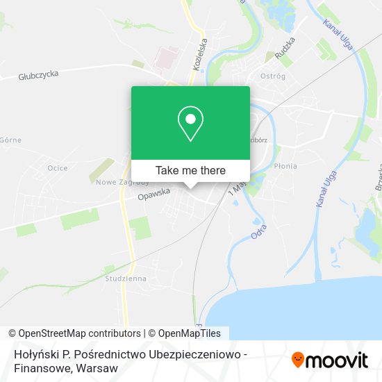 Hołyński P. Pośrednictwo Ubezpieczeniowo - Finansowe map