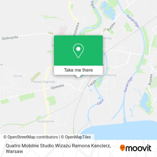 Quatro Mobilne Studio Wizażu Ramona Kanclerz map