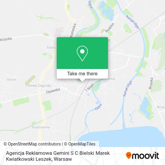 Agencja Reklamowa Gemini S C Bielski Marek Kwiatkowski Leszek map