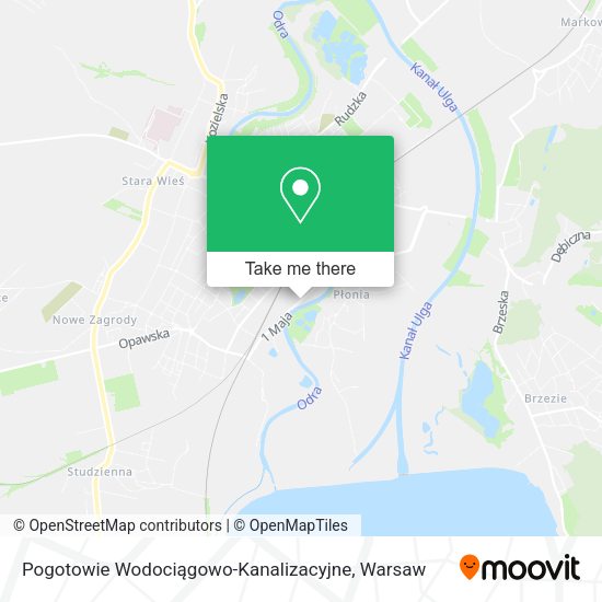 Pogotowie Wodociągowo-Kanalizacyjne map