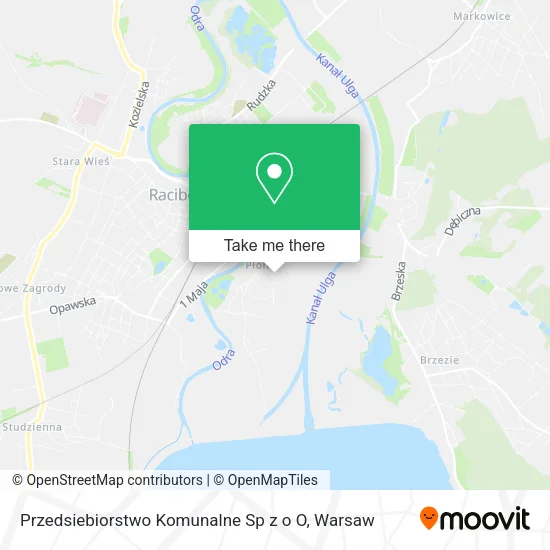 Карта Przedsiebiorstwo Komunalne Sp z o O