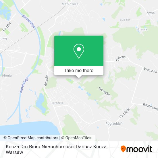 Kucza Dm Biuro Nieruchomości Dariusz Kucza map