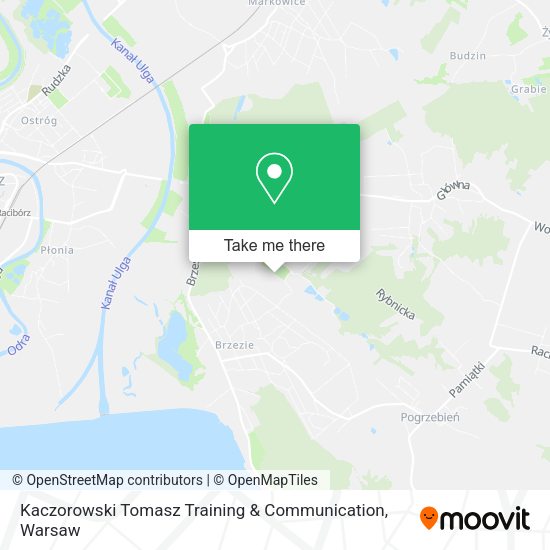 Kaczorowski Tomasz Training & Communication map