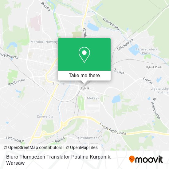 Biuro Tłumaczeń Translator Paulina Kurpanik map