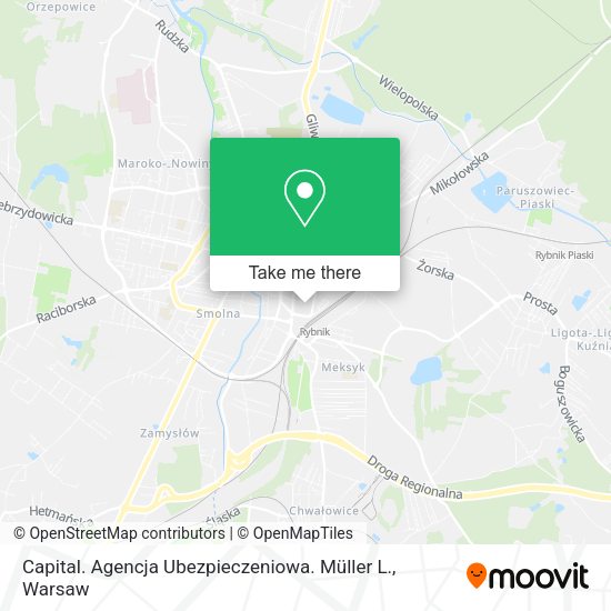 Capital. Agencja Ubezpieczeniowa. Müller L. map