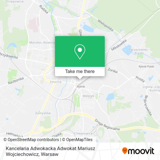 Kancelaria Adwokacka Adwokat Mariusz Wojciechowicz map