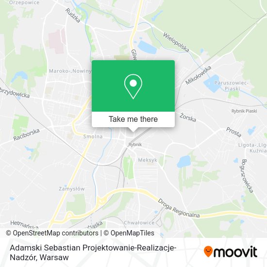 Adamski Sebastian Projektowanie-Realizacje-Nadzór map