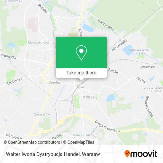 Walter Iwona Dystrybucja Handel map