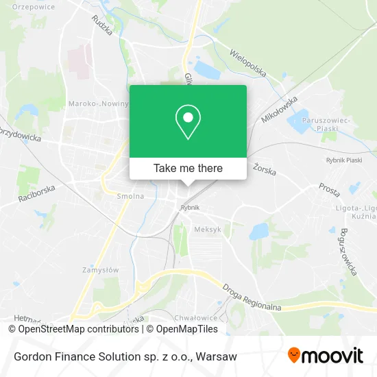 Карта Gordon Finance Solution sp. z o.o.