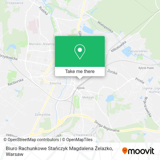 Biuro Rachunkowe Stańczyk Magdalena Żelazko map