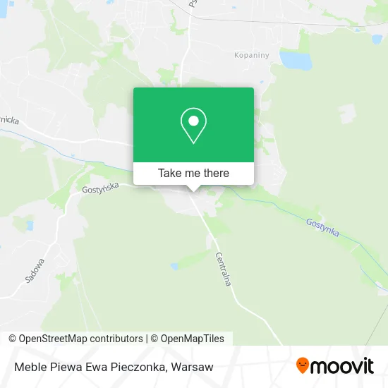 Карта Meble Piewa Ewa Pieczonka
