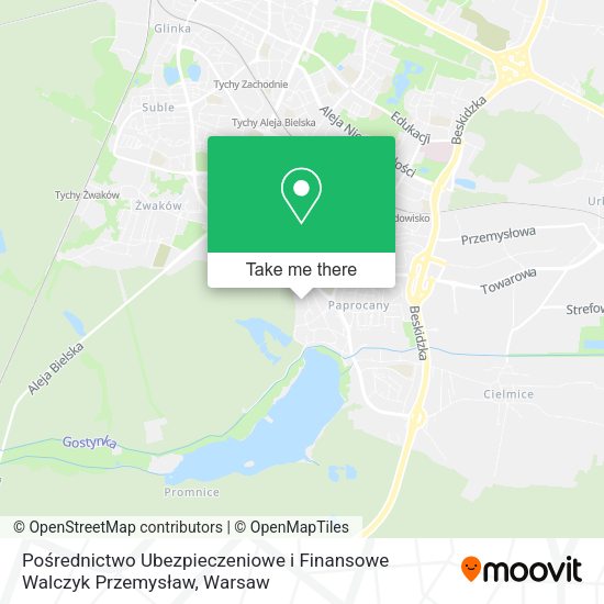 Pośrednictwo Ubezpieczeniowe i Finansowe Walczyk Przemysław map