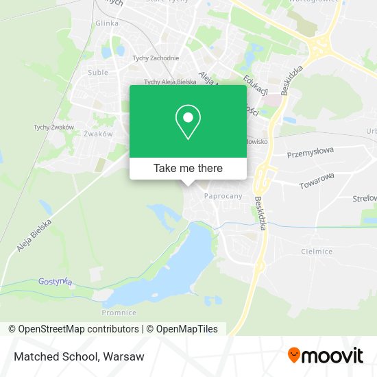 Matched School map