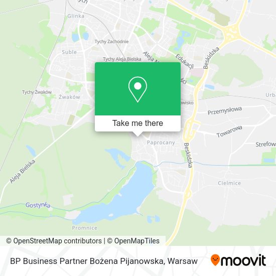 BP Business Partner Bożena Pijanowska map