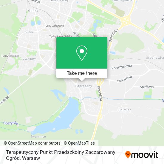 Terapeutyczny Punkt Przedszkolny Zaczarowany Ogród map