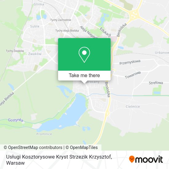 Usługi Kosztorysowe Kryst Strzezik Krzysztof map