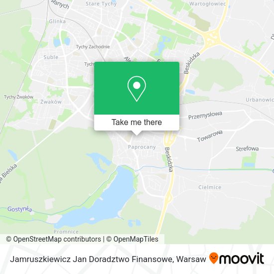 Jamruszkiewicz Jan Doradztwo Finansowe map