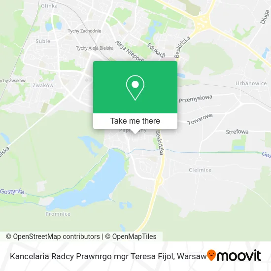 Карта Kancelaria Radcy Prawnrgo mgr Teresa Fijol