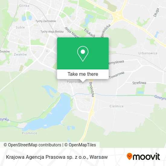 Карта Krajowa Agencja Prasowa sp. z o.o.