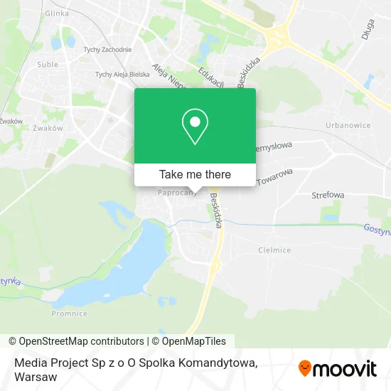 Карта Media Project Sp z o O Spolka Komandytowa